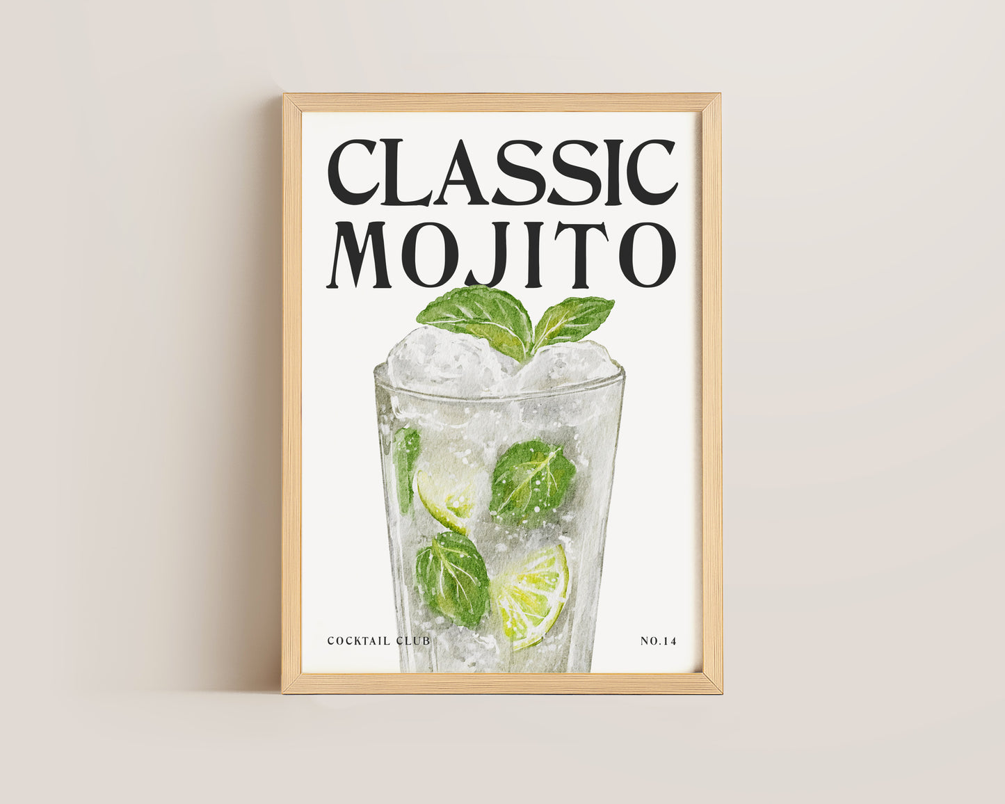 Mojito Cocktail Print