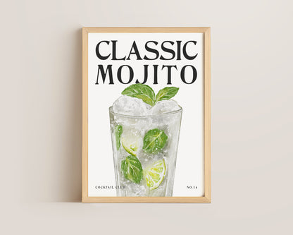 Mojito Cocktail Print