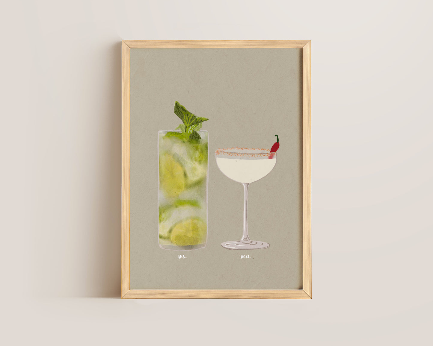 Mojito & Spicy Marg Print
