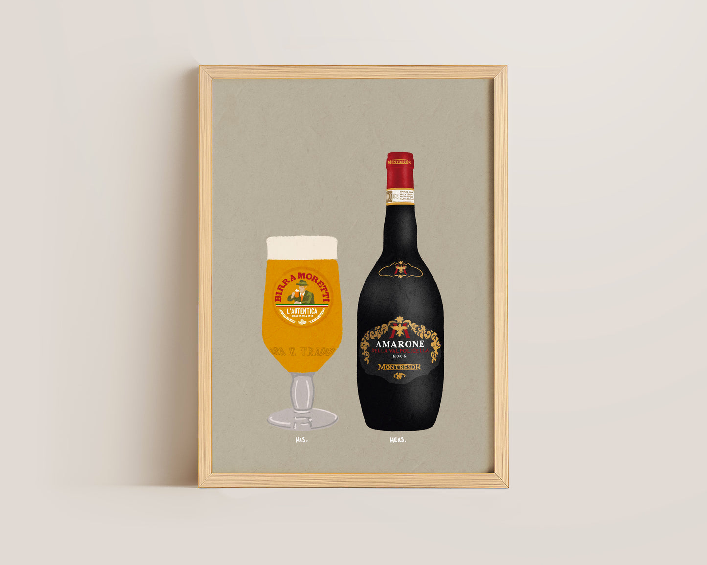 Moretti & Amarone Print
