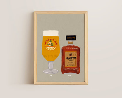 Moretti & Disaronno Print