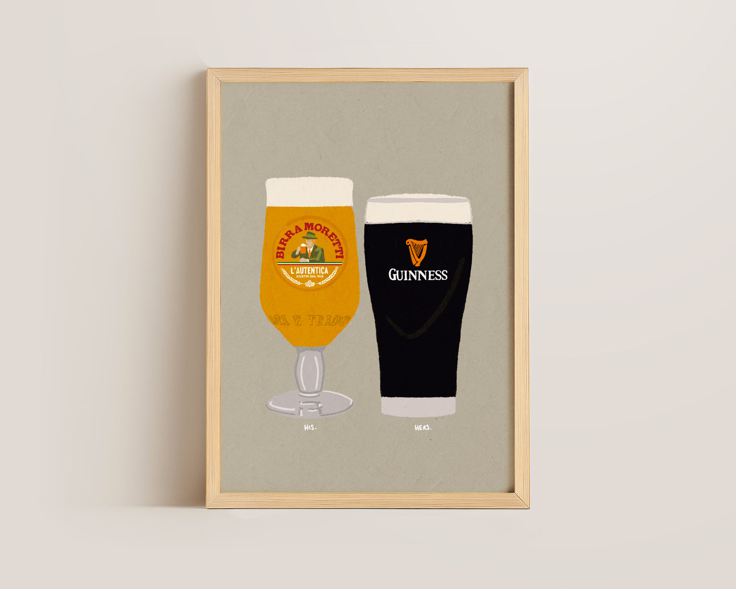 Moretti & Guinness Print
