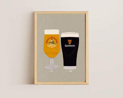 Moretti & Guinness Print