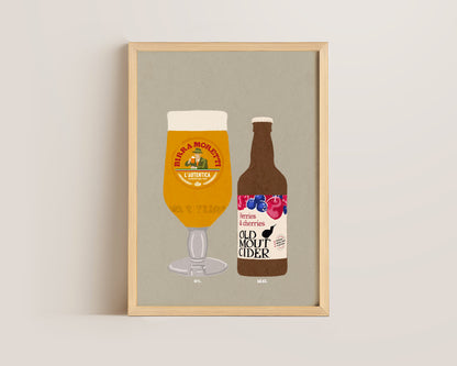 Moretti & Old Mout Berries & Cherries Print