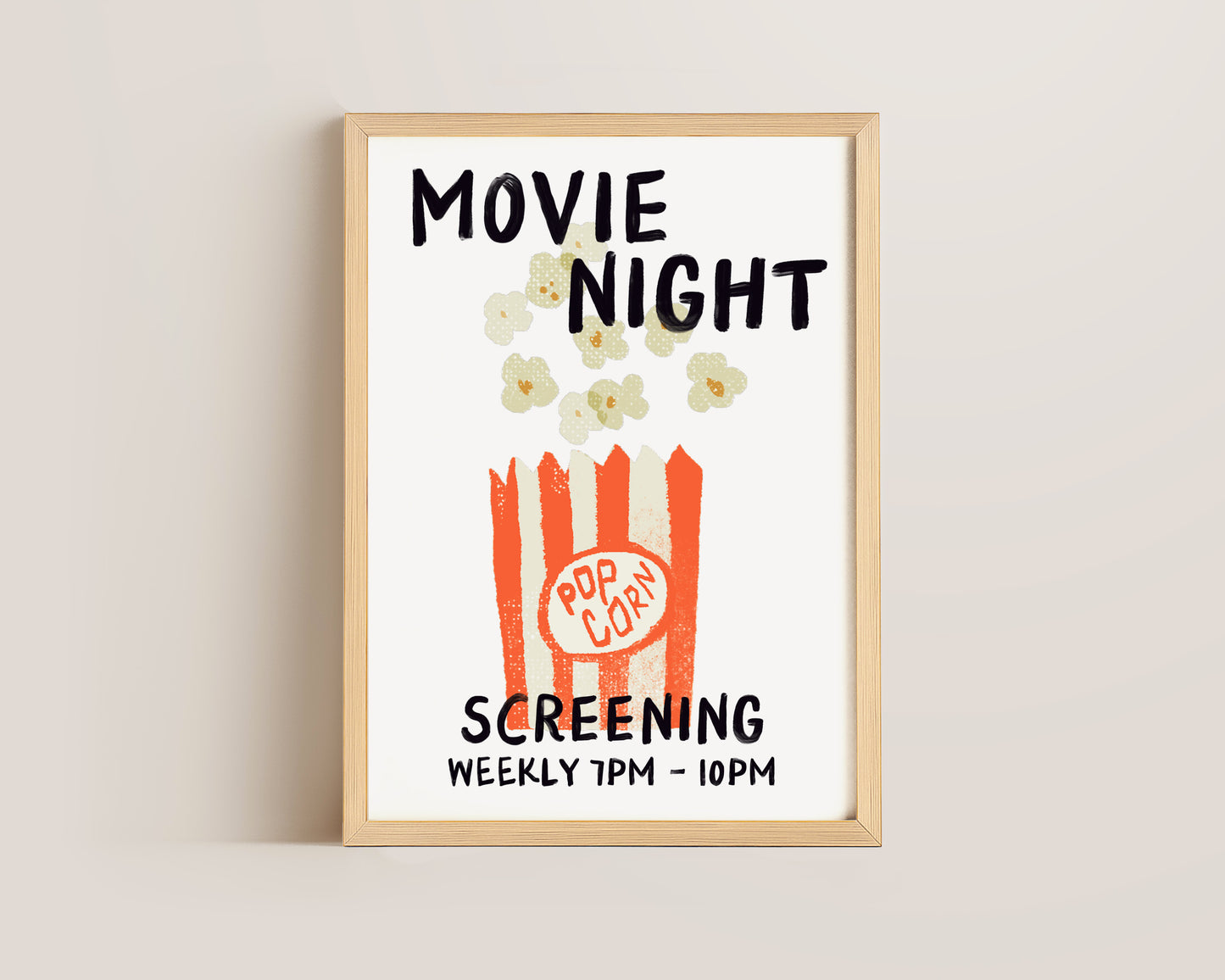 Movie Night Print