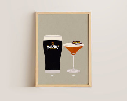 Murphy's & Pornstar Martini Print