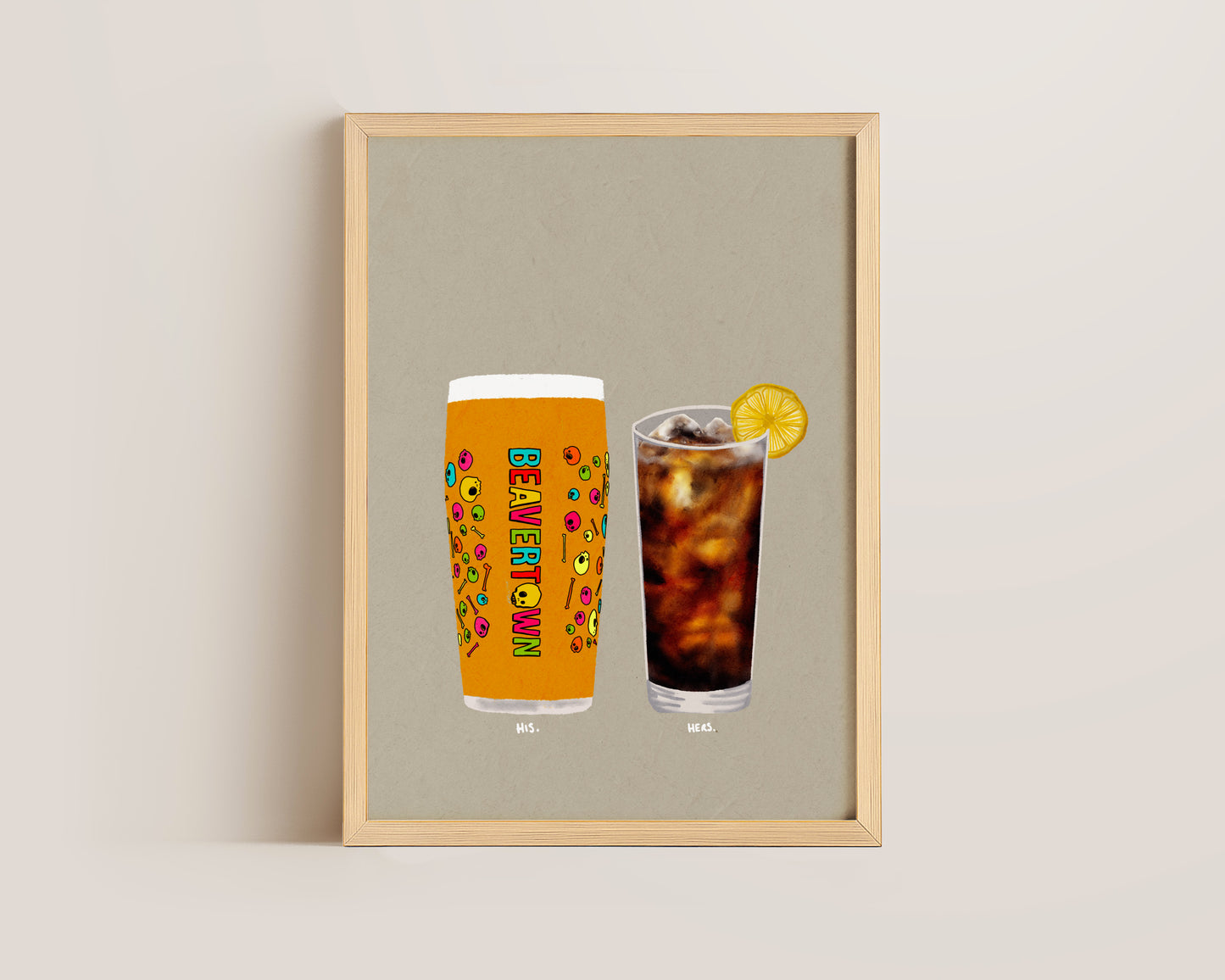 Neck Oil & Vodka Coke Print