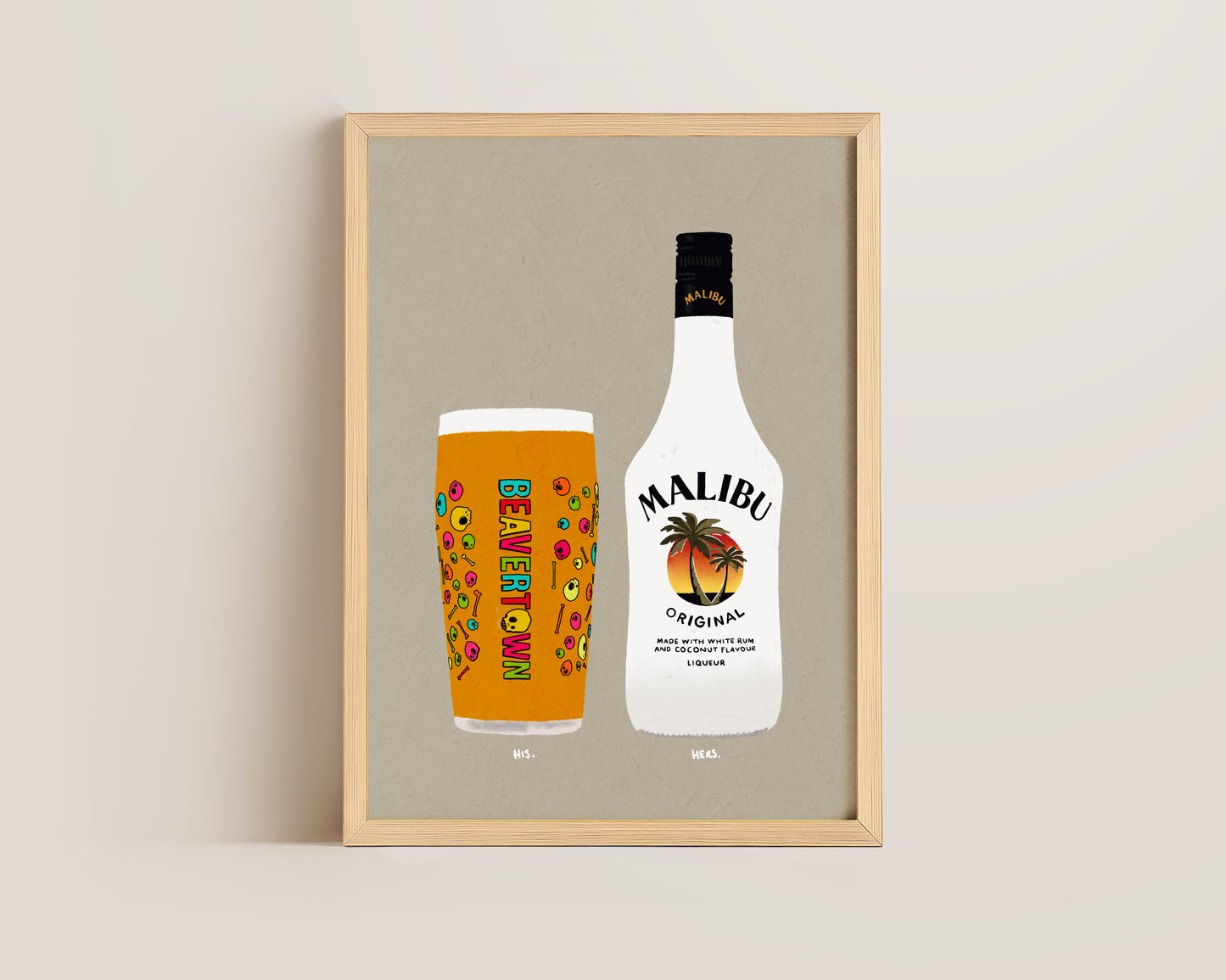 Neck Oil & Malibu Print