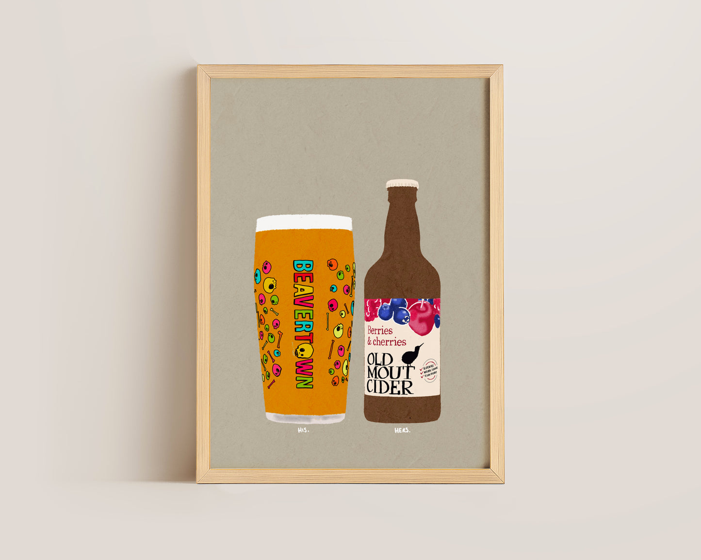 Neck Oil & Old Mout Berries & Cherries Print