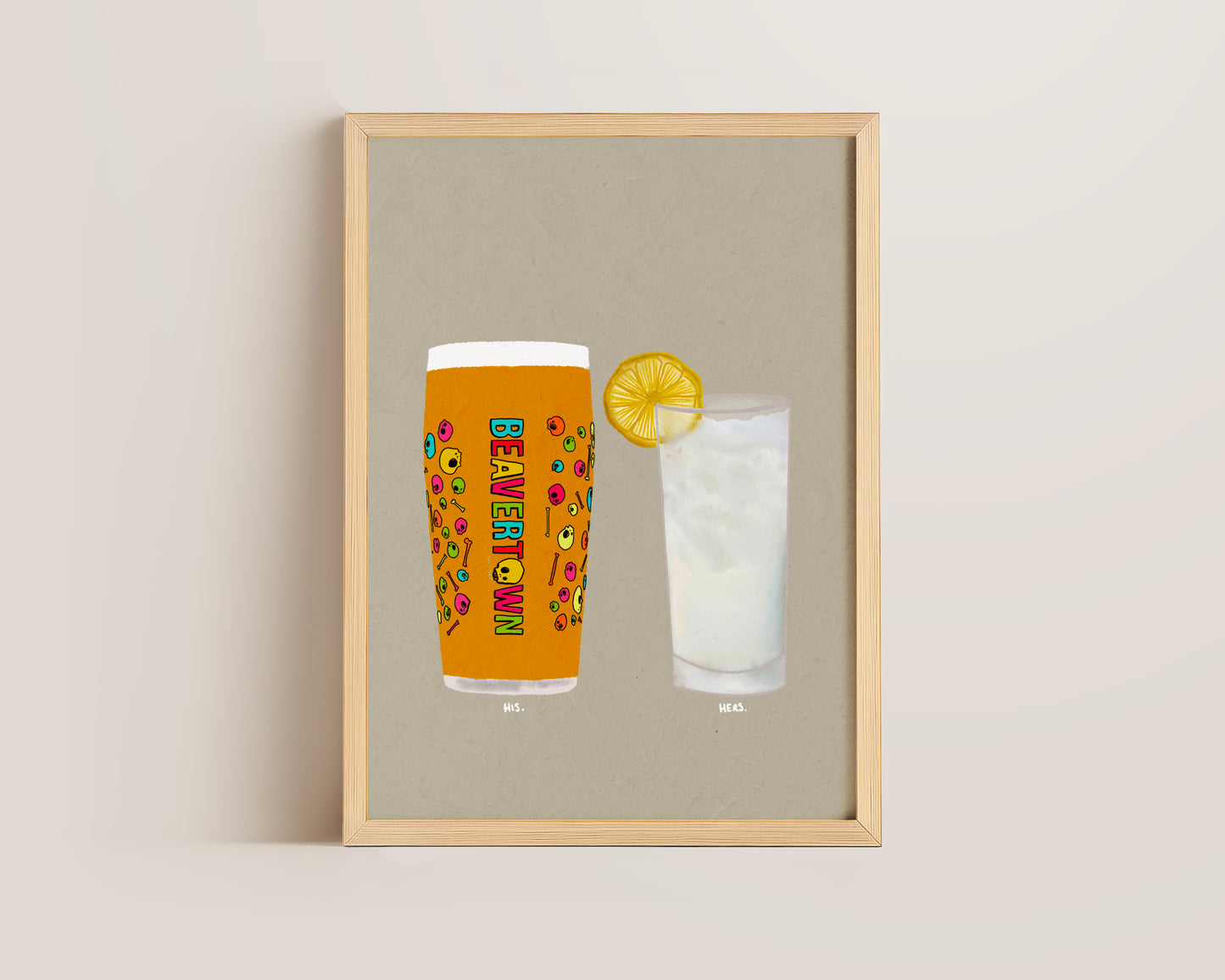 Neck Oil & Vodka Lemonade Print