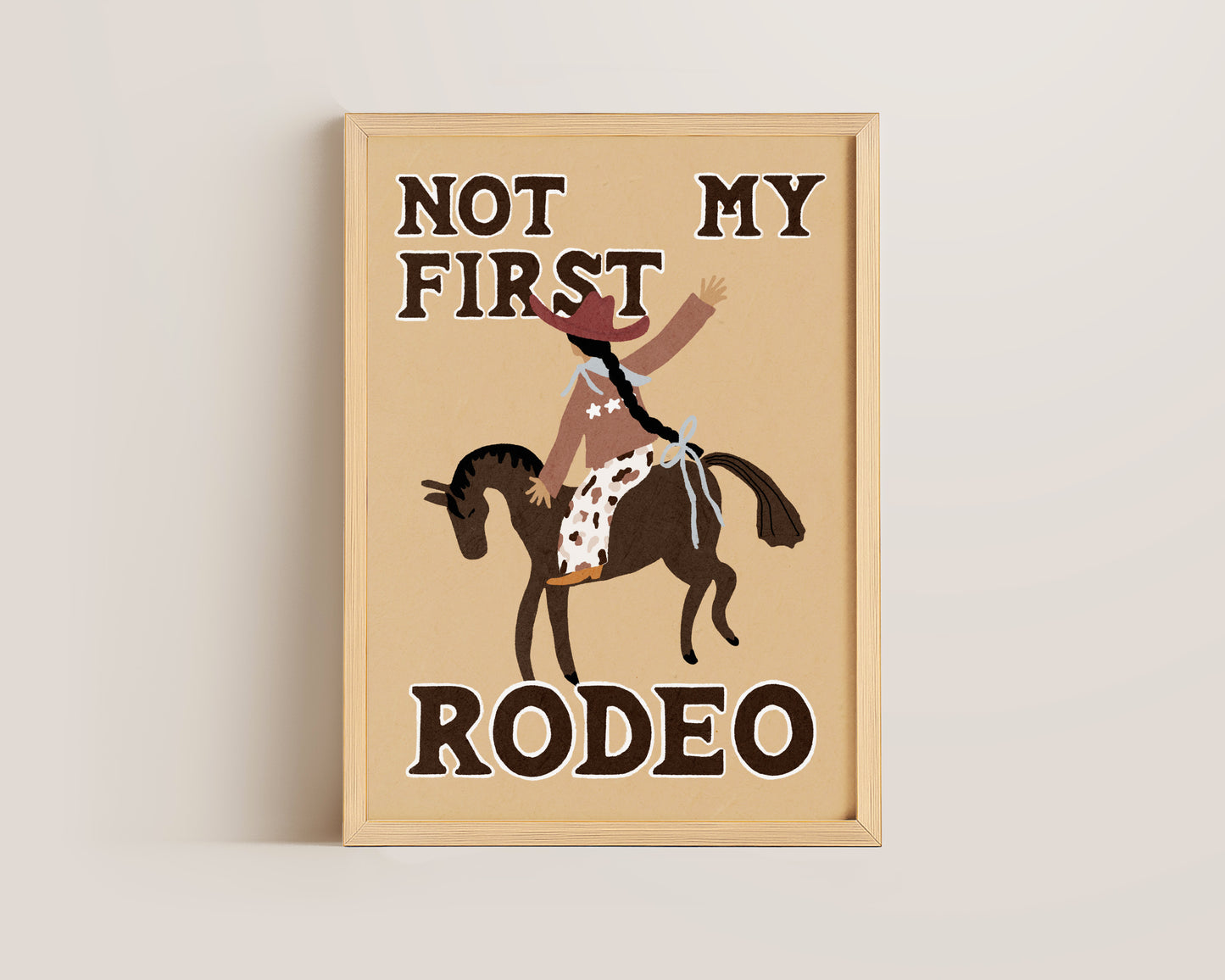 Not My First Rodeo Print