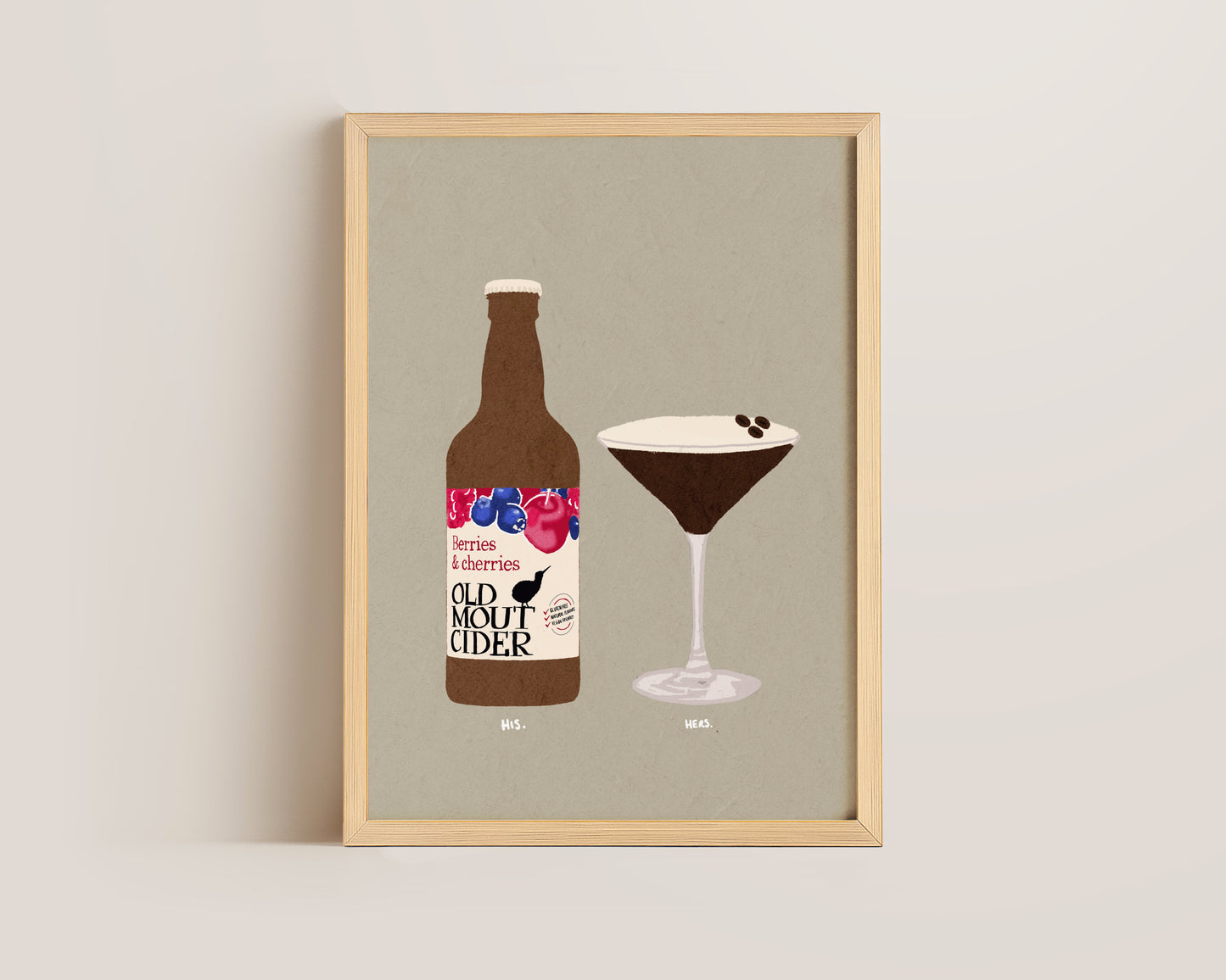 Old Mout Berries & Cherries & Espresso Martini Print