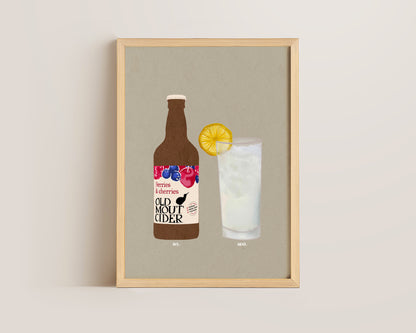 Old Mout & Vodka Lemonade Print