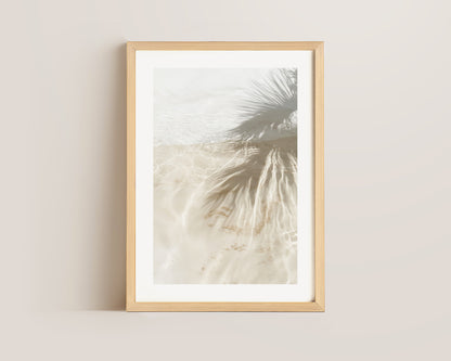 Palm Tree Shadows Print