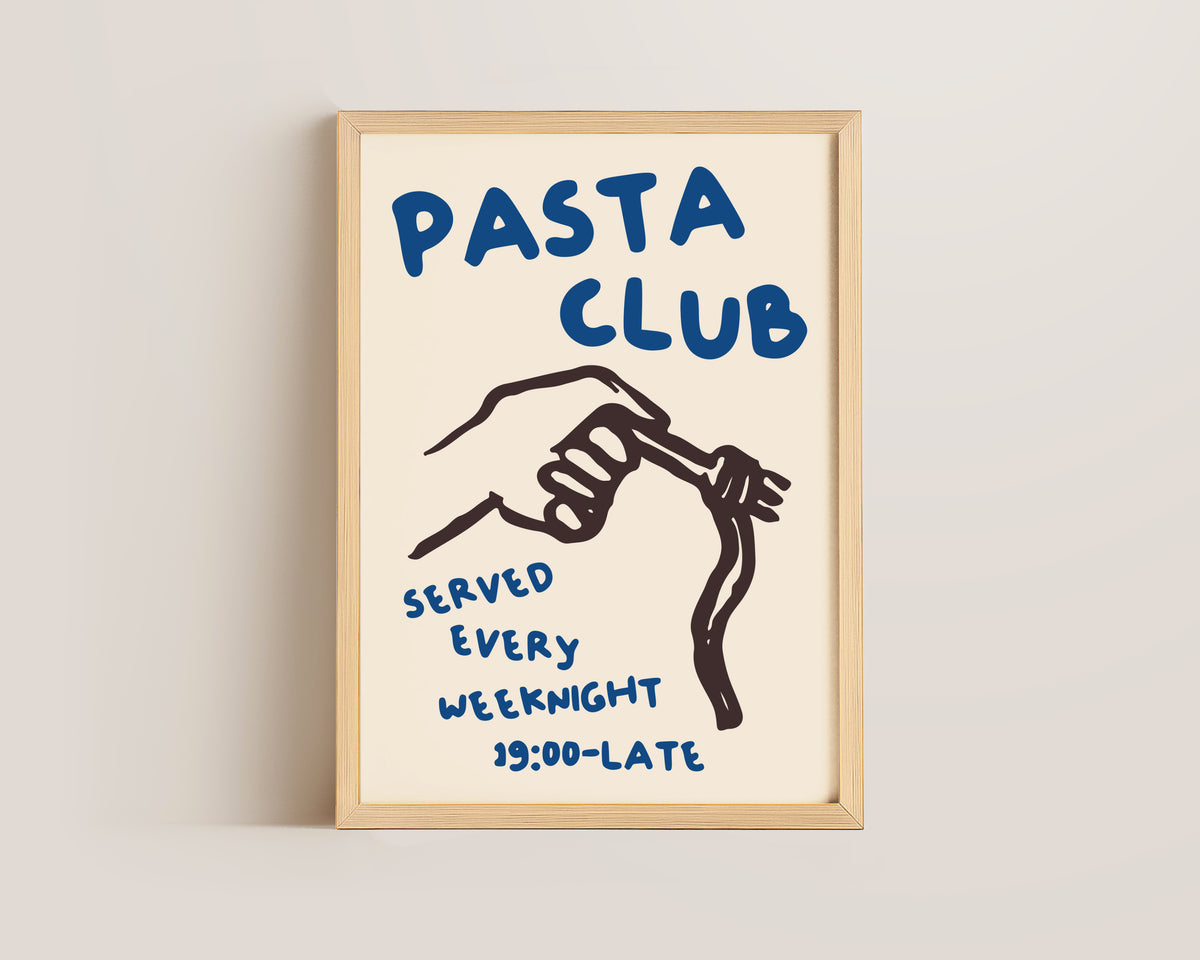 Pasta Club Blue Print