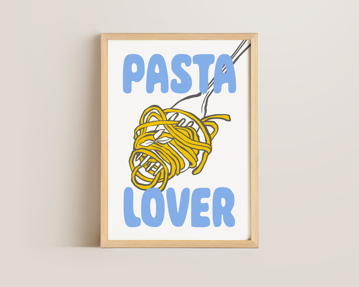 Pasta Lover Fork Print
