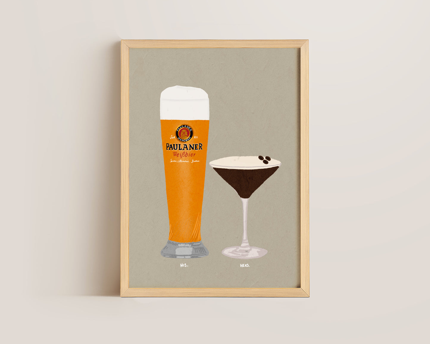 Paulaner & Espresso Martini Print