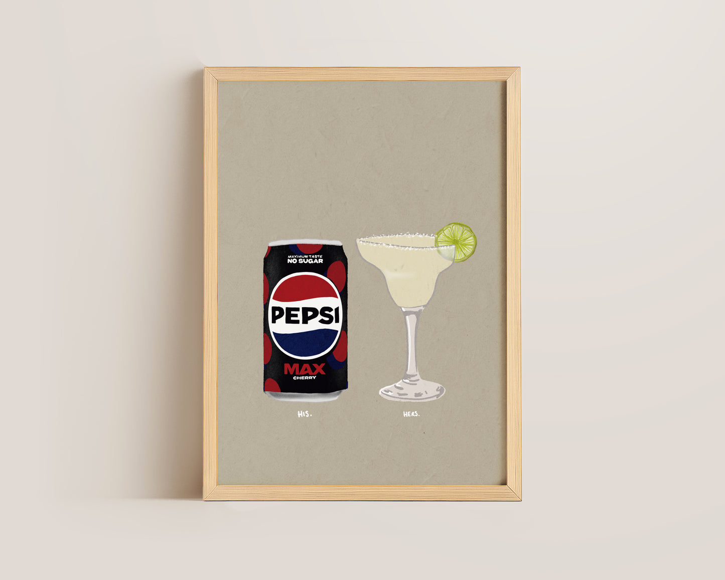 Pepsi Max Cherry & Margarita Print