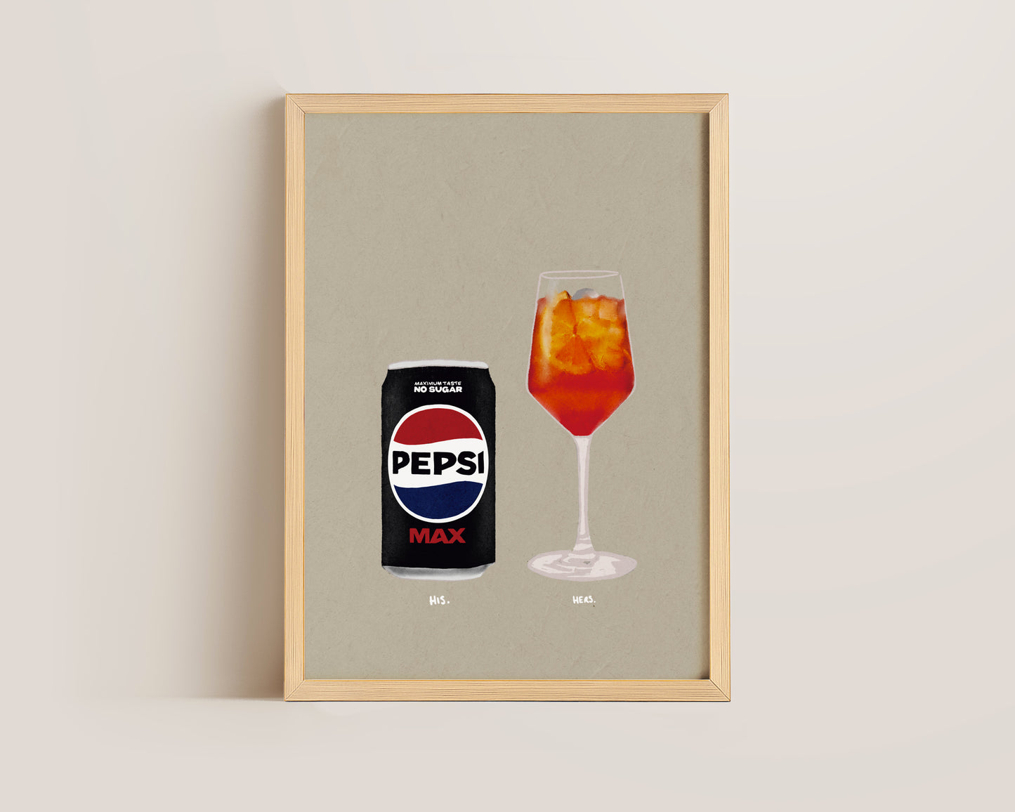 Pepsi Max & Aperol Spritz Print