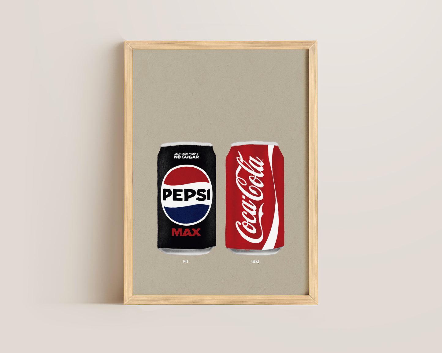 Pepsi Max & Coke Print