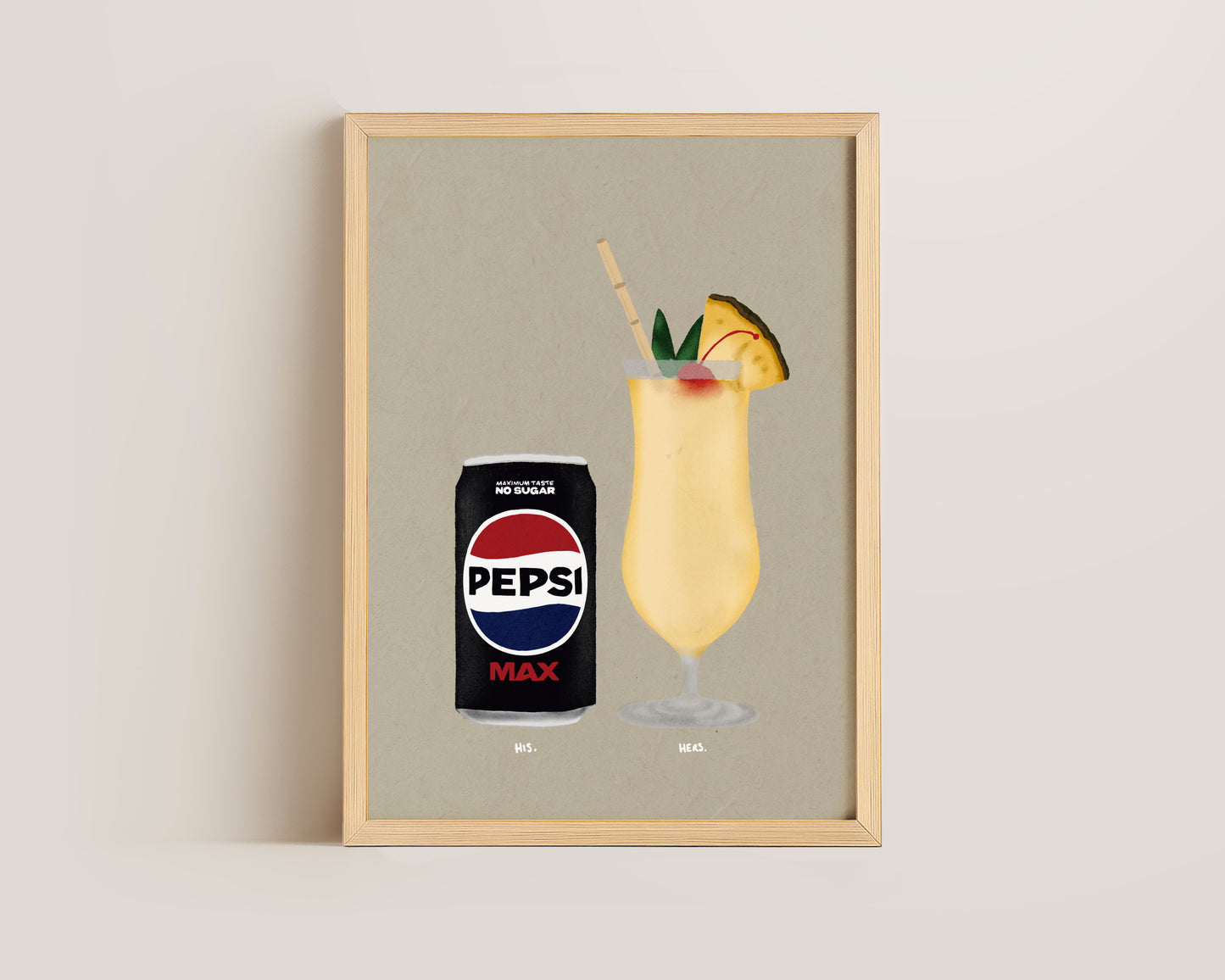 Pepsi Max & Pina Colada Print