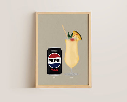 Pepsi Max & Pina Colada Print