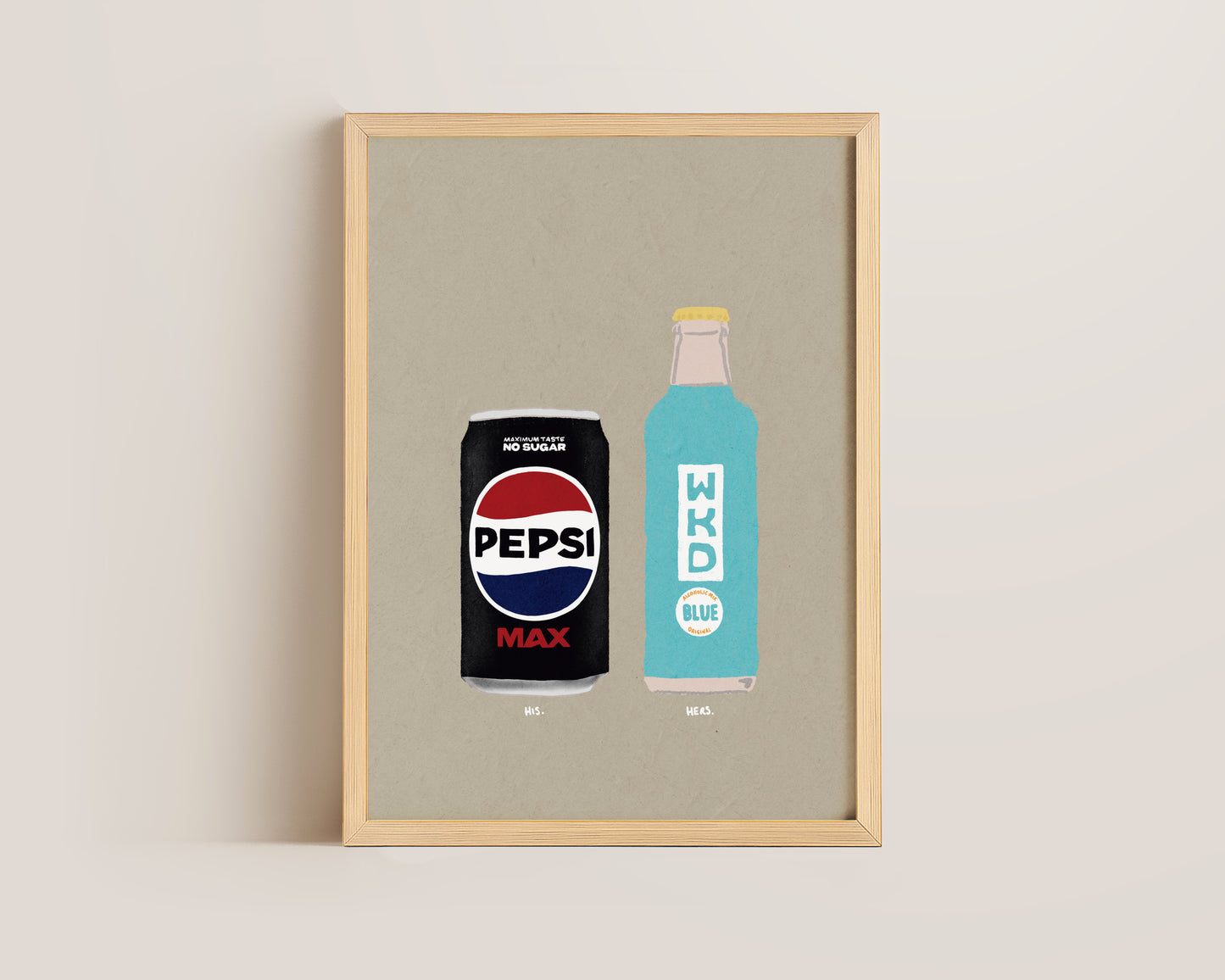 Pepsi Max & WKD Blue Print