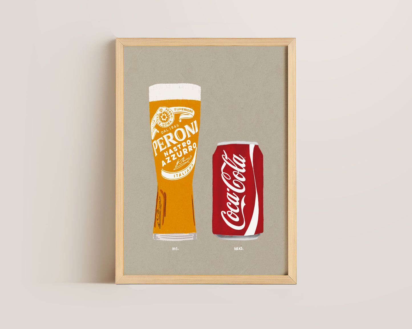 Peroni & Coke Print