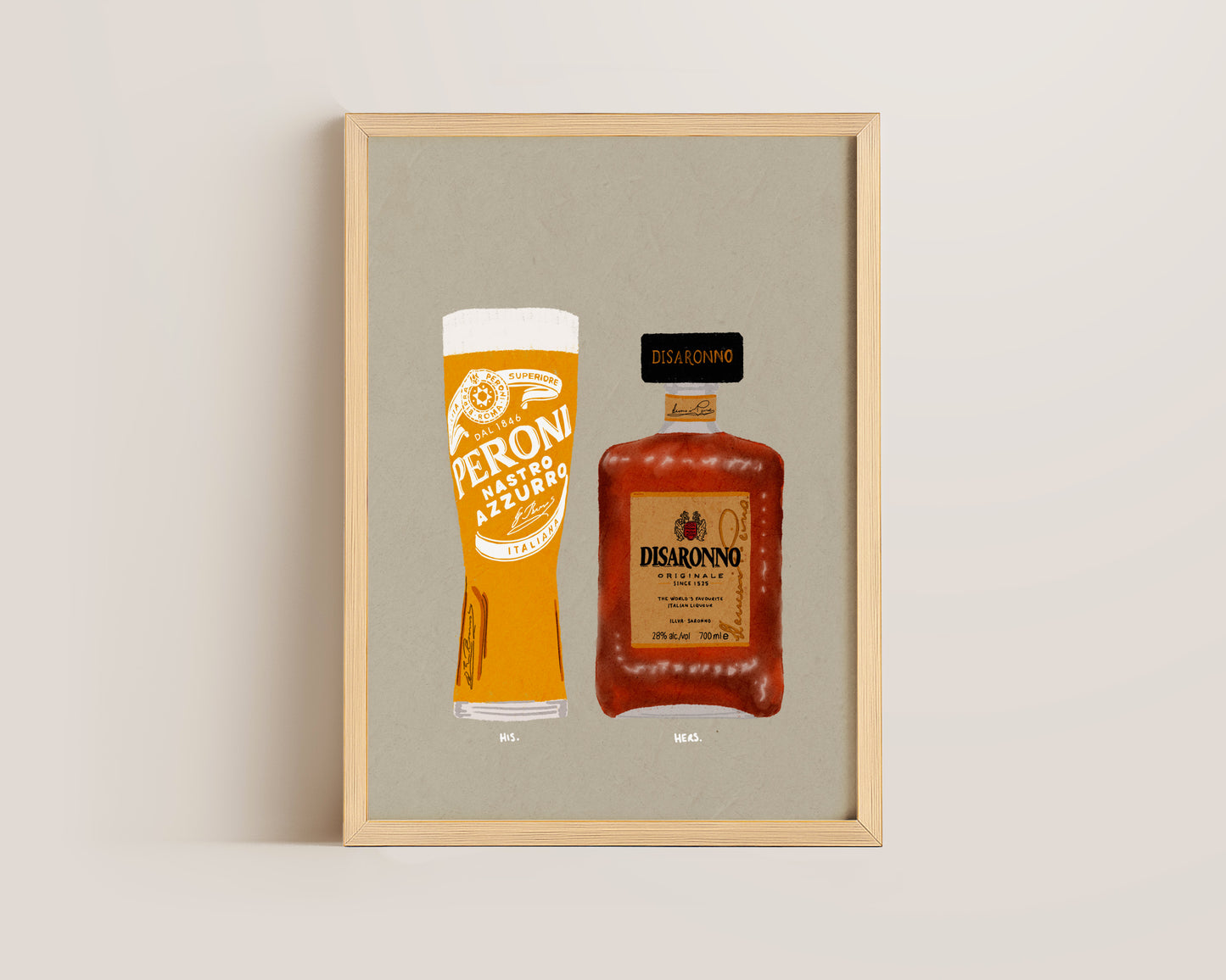Peroni & Disaronno Print