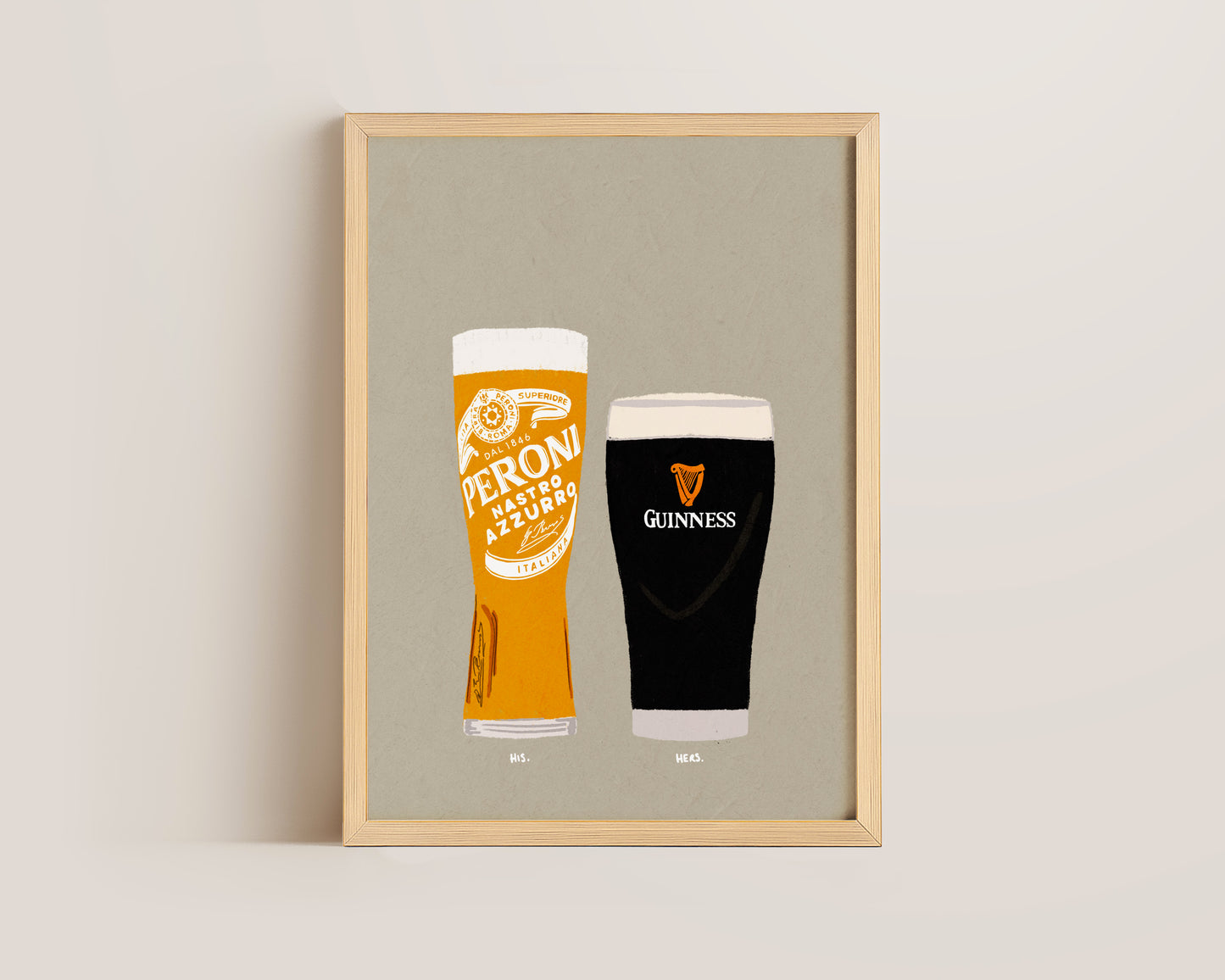 Peroni & Guinness Print