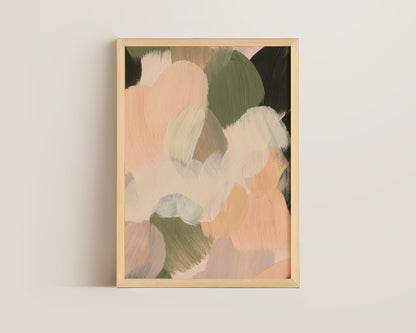 Pink & Green No. 3 Print