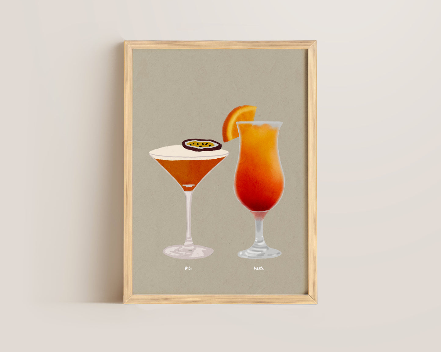 Pornstar Martini & Sex On The Beach Print