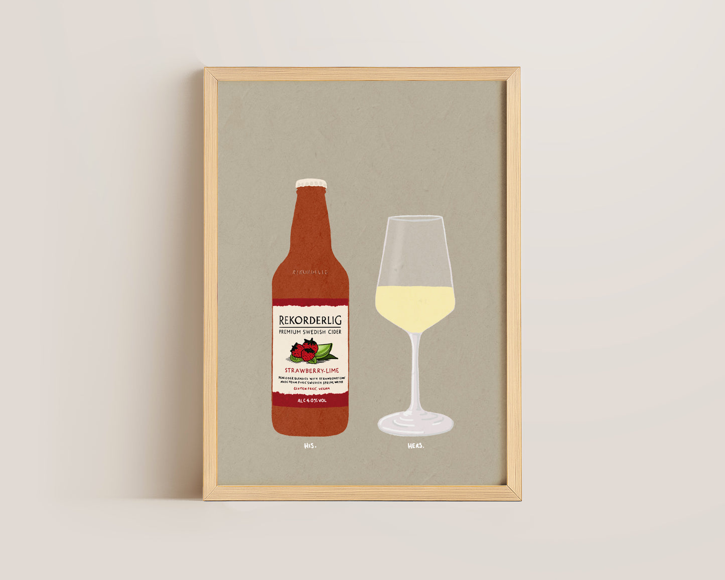 Rekorderlig Strawberry Lime & White Wine Print
