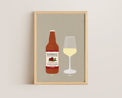Rekorderlig Strawberry Lime & White Wine Print
