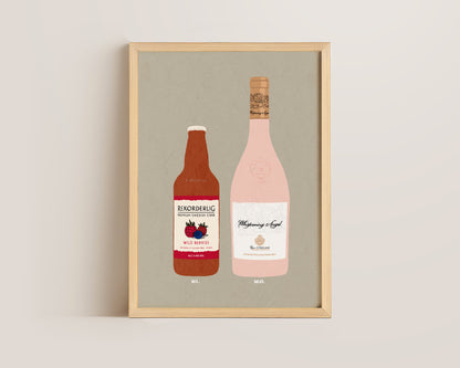 Rekorderlig & Whispering Angel Print