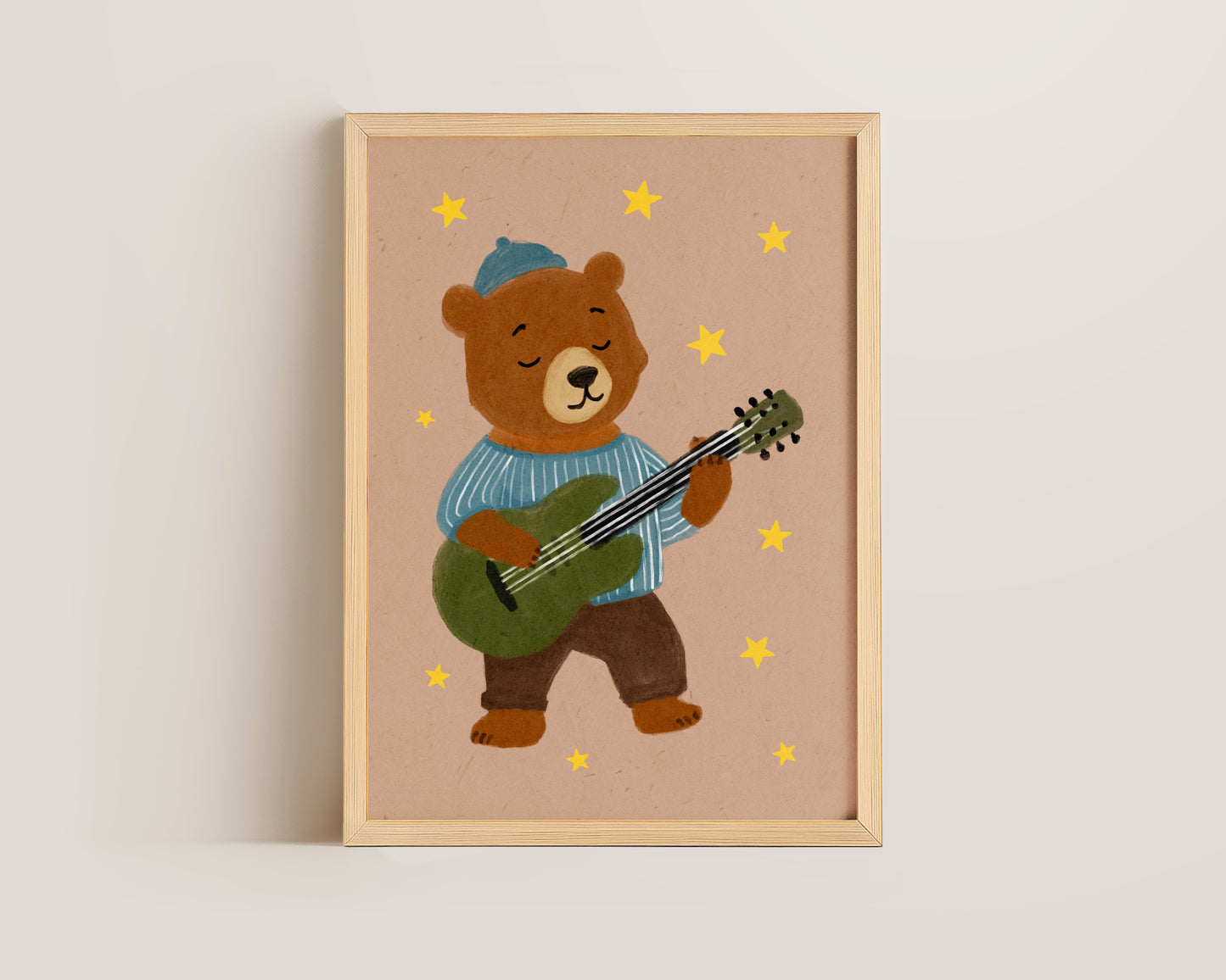 Rockstar Bear Print