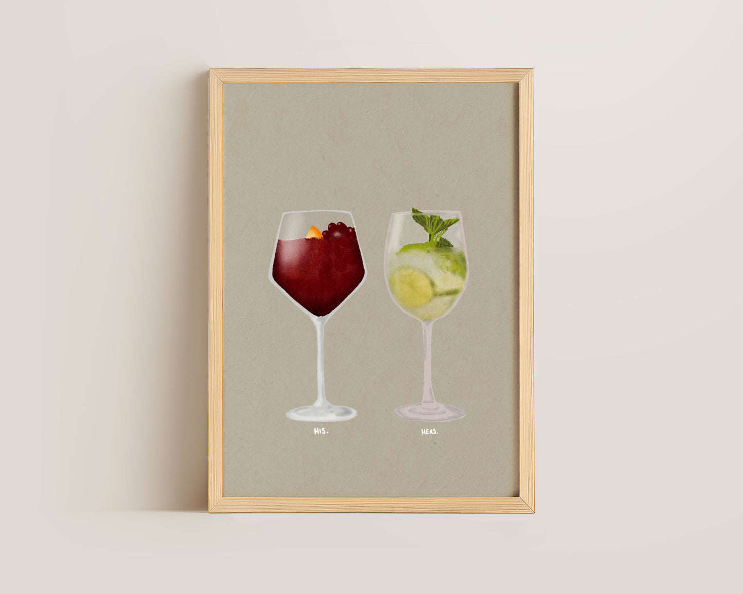 Sangria & Hugo Spritz Print
