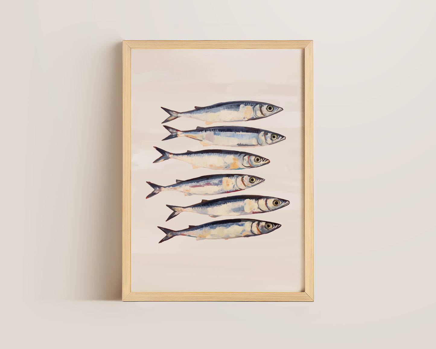 Blush Pink Sardines Print