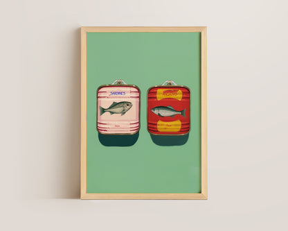 Sardines & Anchovies Art Wall Art Print