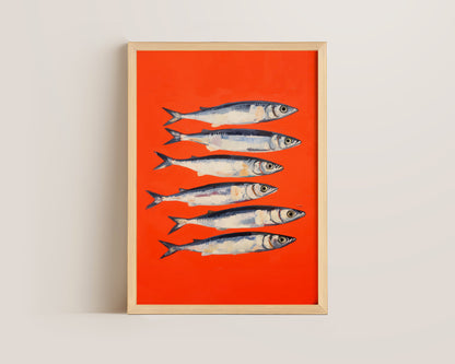 Red Sardines Print