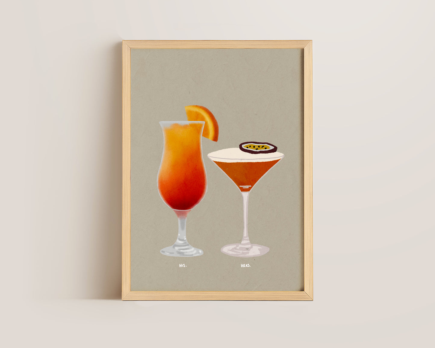 Sex On The Beach & Pornstar Martini Print