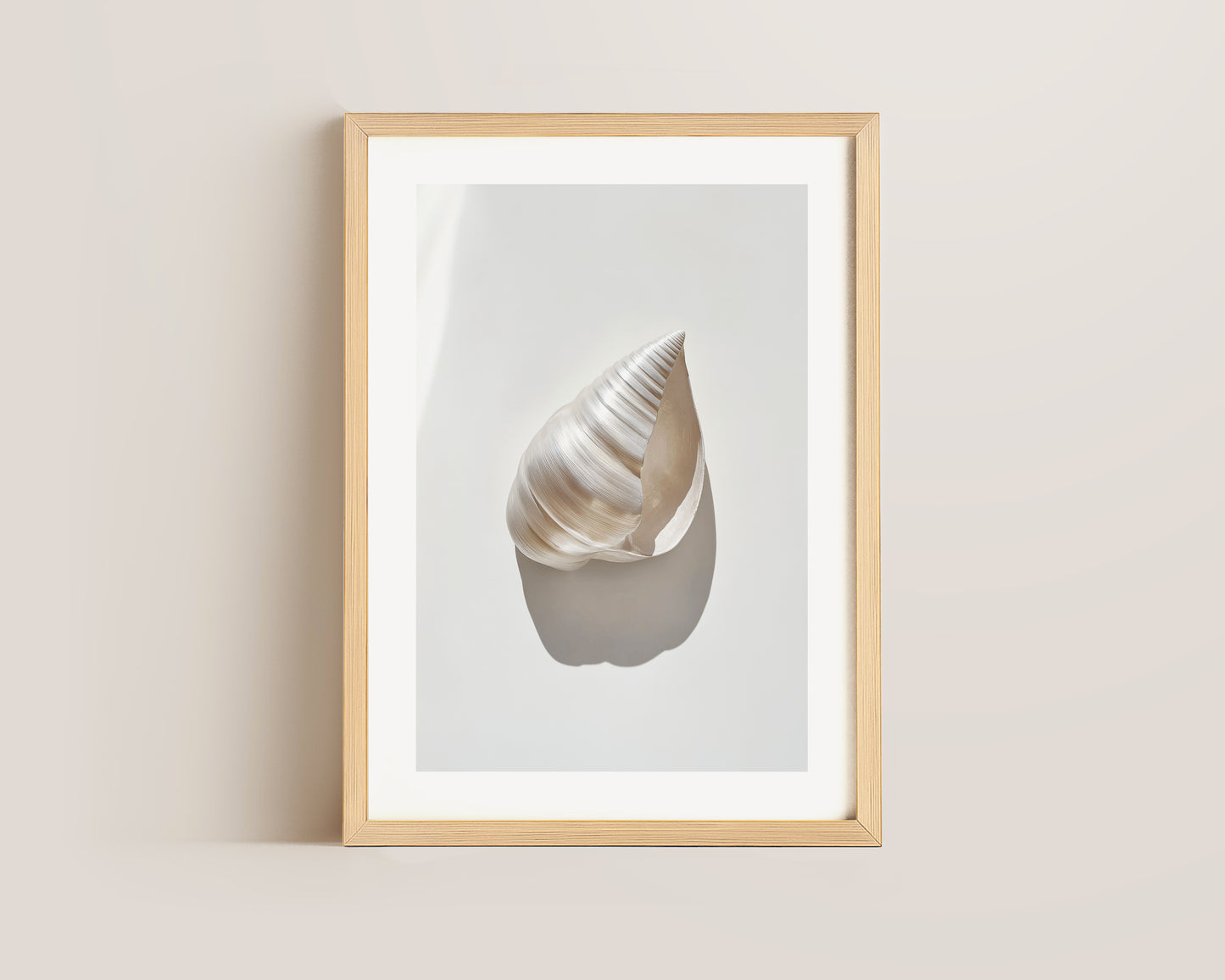 Silver Shell Print