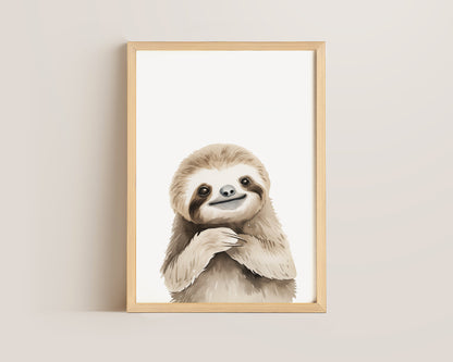 Sleepy Sloth Print