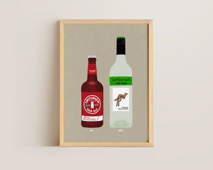 Smithwicks & Yellowtail Pinot Grigio Print