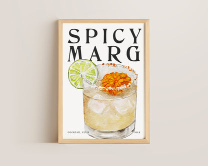 Spicy Marg Print