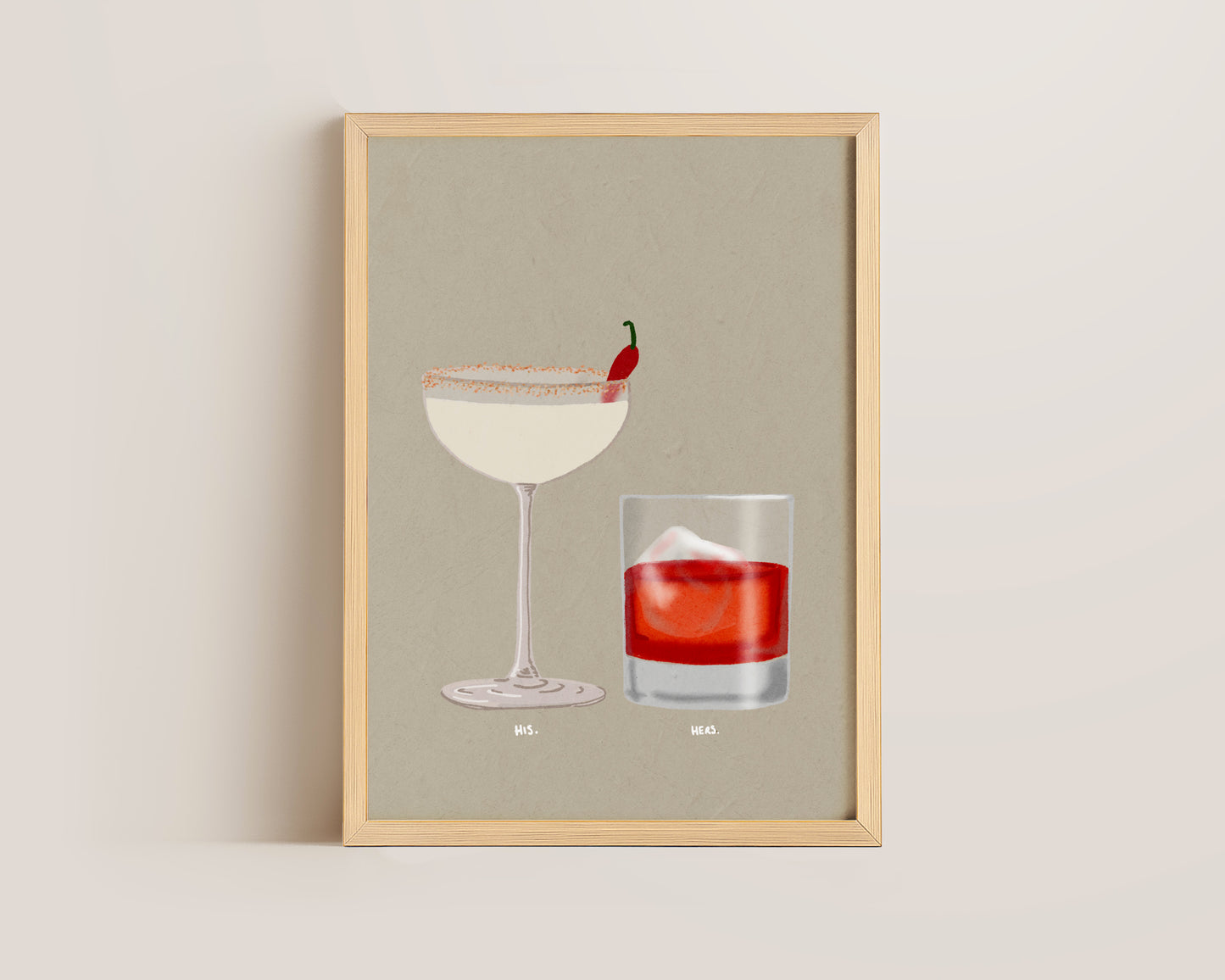 Spicy Marg & Negroni Print