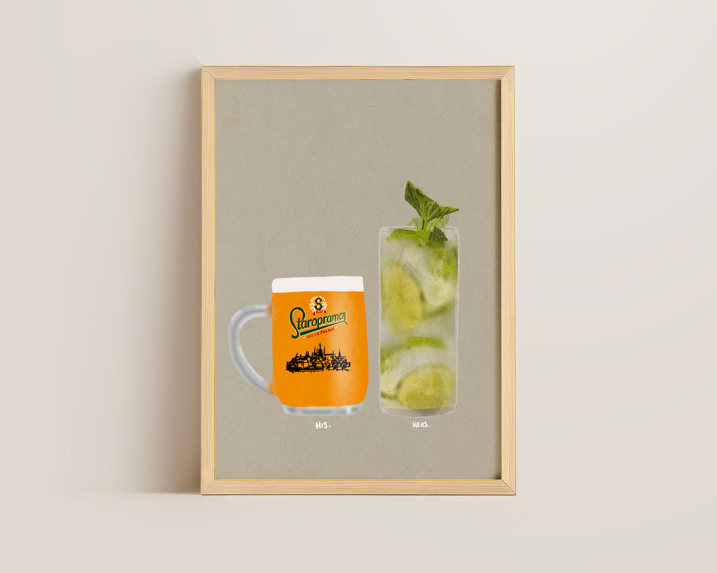 Staropramen & Mojito Print