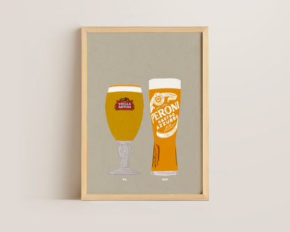 Stella & Peroni Print