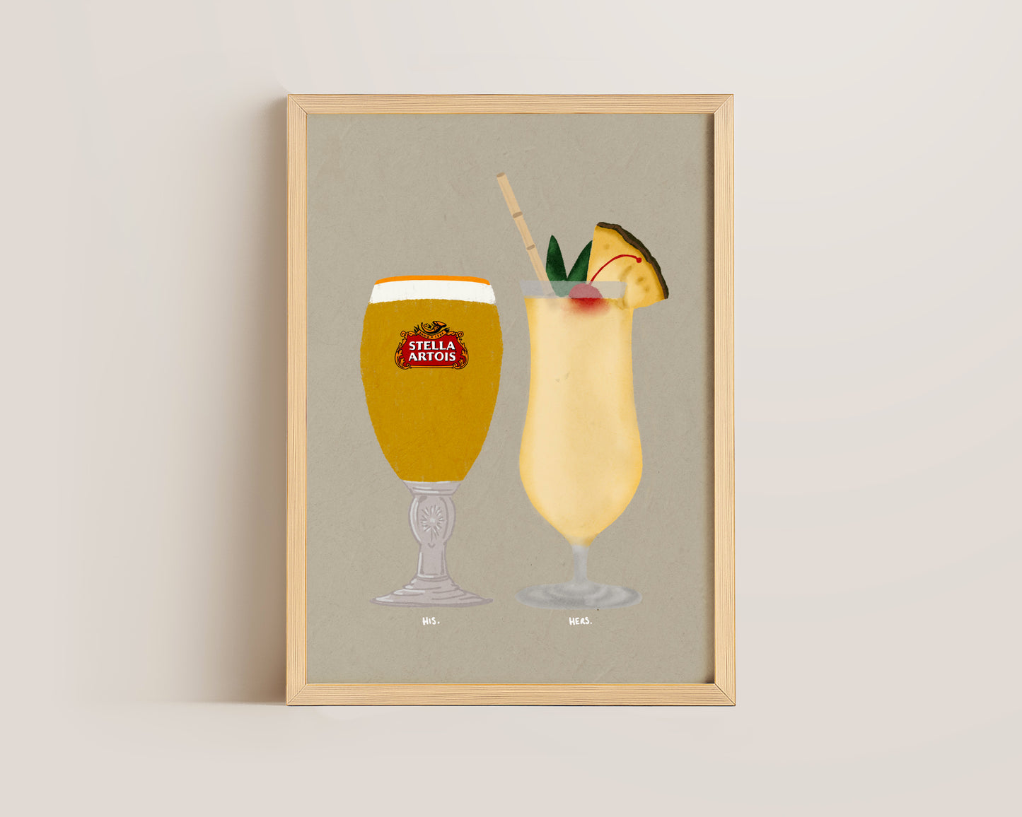 Stella & Pina Colada Print