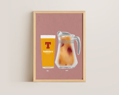 Tennent's & Cava Sangria Print
